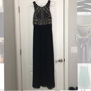 Beautiful black and gold formal dress